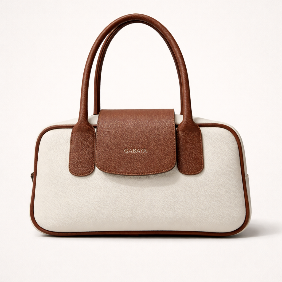 Structured Handle Shoulder Bag